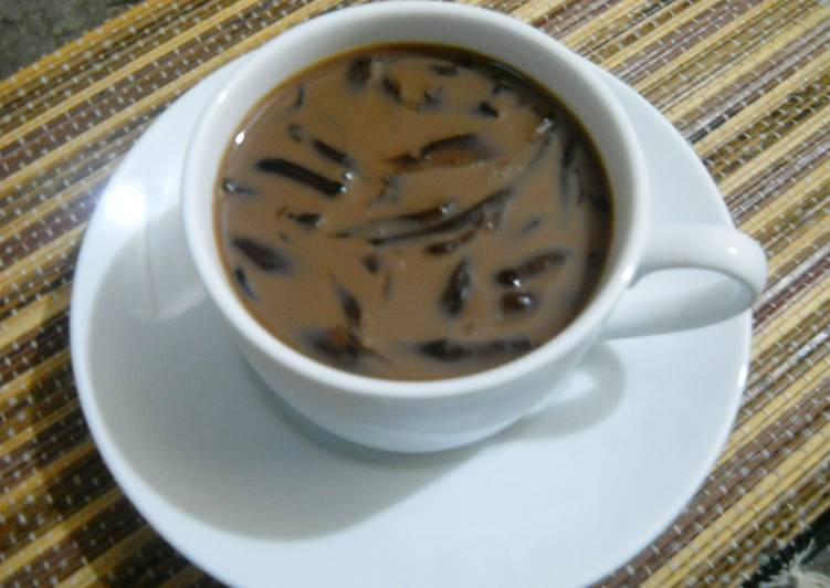 resep Es Cappucino Cincau (#pr_recookaneka minumandingin)