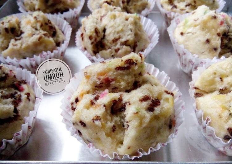 gambar untuk resep makanan Bolu Kukus Pisang Mekar No Telur No Mixer