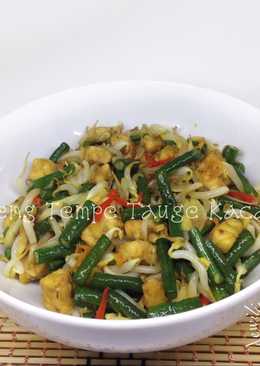 Oseng Tempe Tauge Kacang Panjang