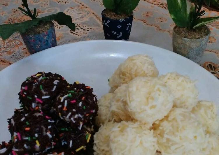 resep makanan Singkong keju coklat bulets