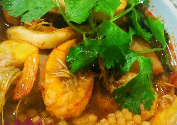 resep masakan Tom Yum Talay