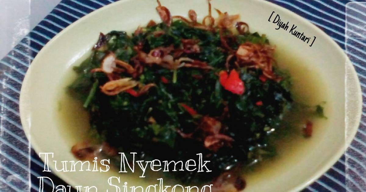  Resep  Tumis Nyemek Daun Singkong oleh Diyah Kuntari Cookpad