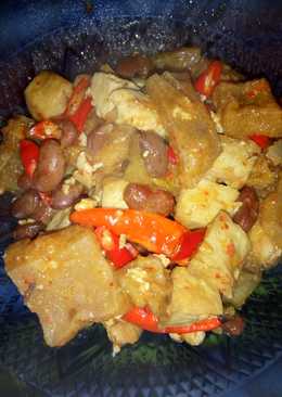 Sambal krecek kacang merah