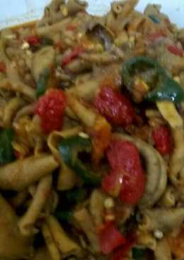 Usus ayam kuah pedas