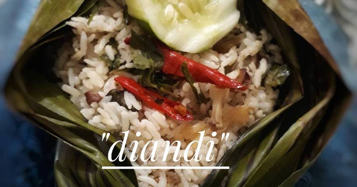 54 resep nasi liwet daun pisang  enak dan sederhana Cookpad