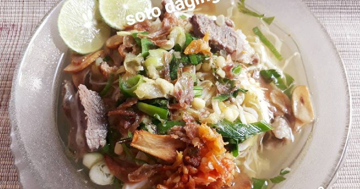 337 resep soto daging bening enak dan sederhana - Cookpad