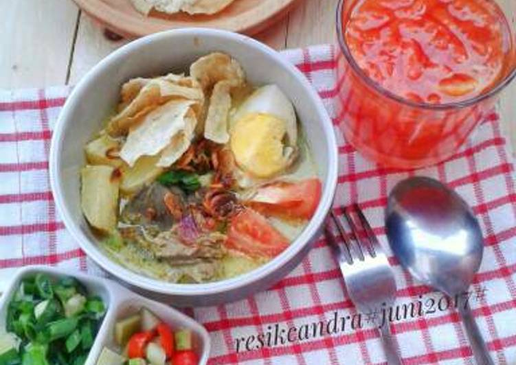 resep masakan Soto betawi