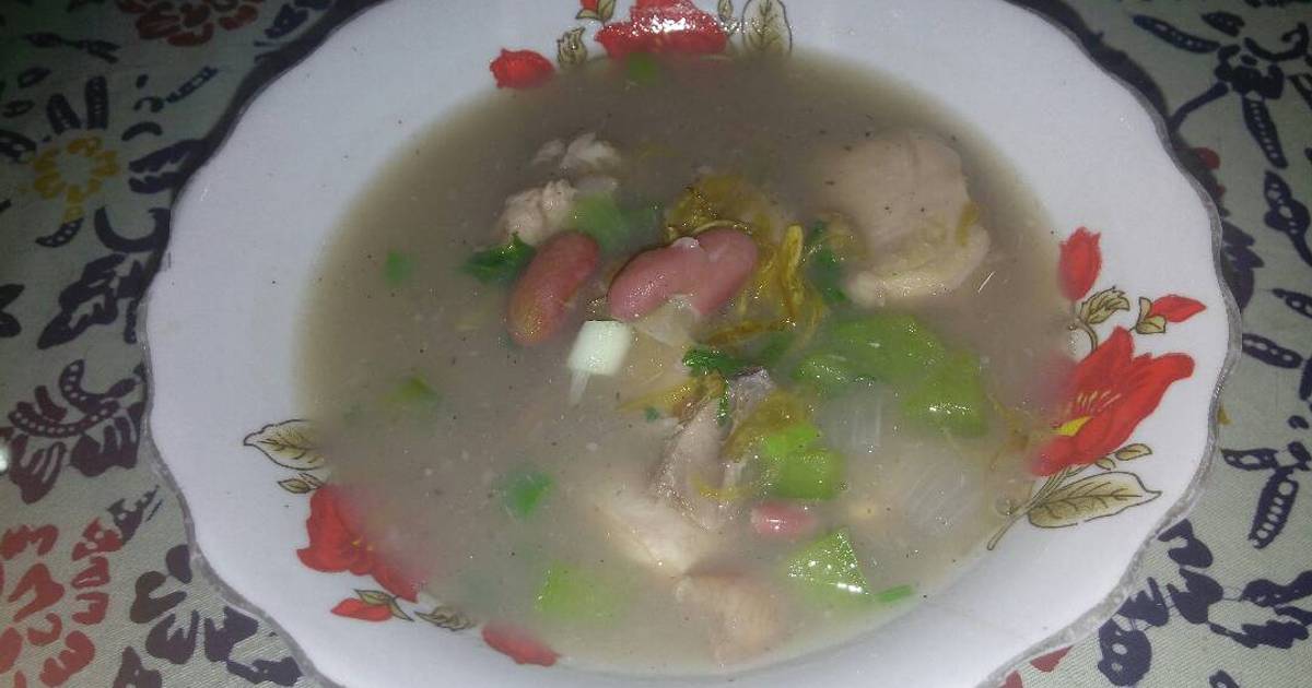 Resep Sup Ayam kacang merah ala Ly Ardesi