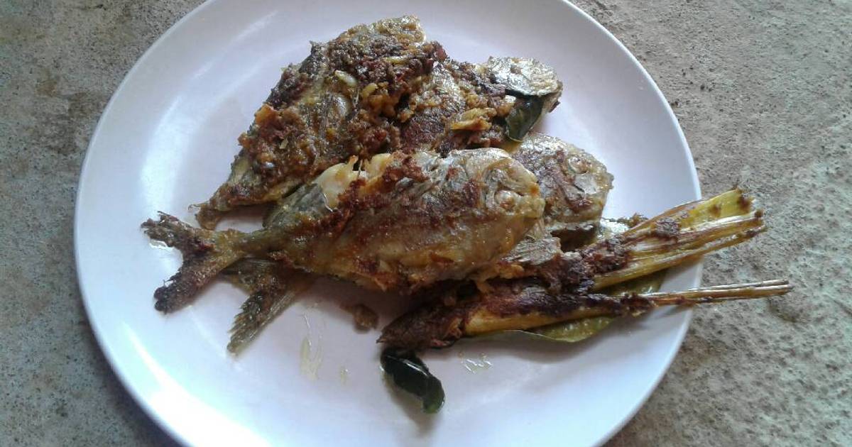 Resep Dorang  bawal laut bakar bumbu padang ceritanyee 