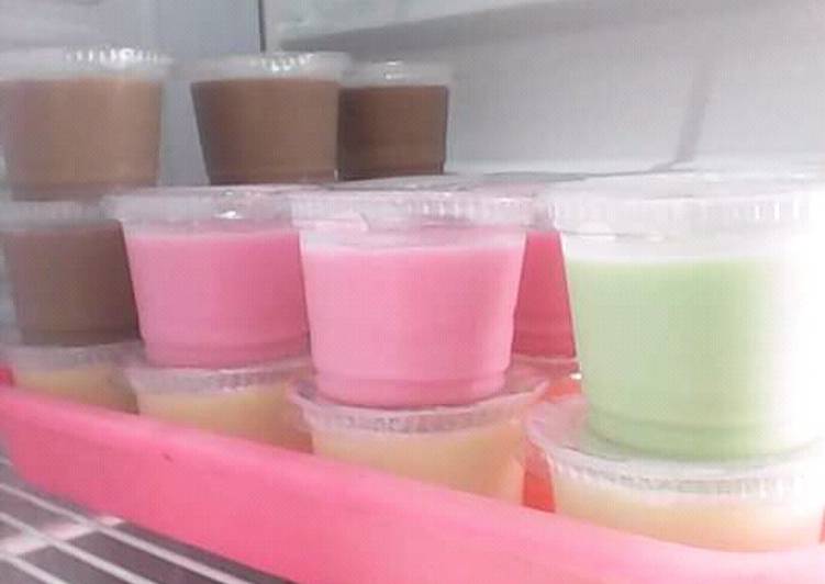 Resep Silky puding creamy oleh Mahesa's Mom - Cookpad