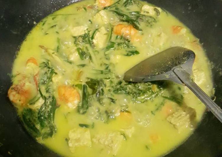 resep makanan Gulai Udang dan Pakis