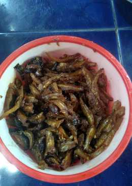 Teri sambel goreng kering+jengkol