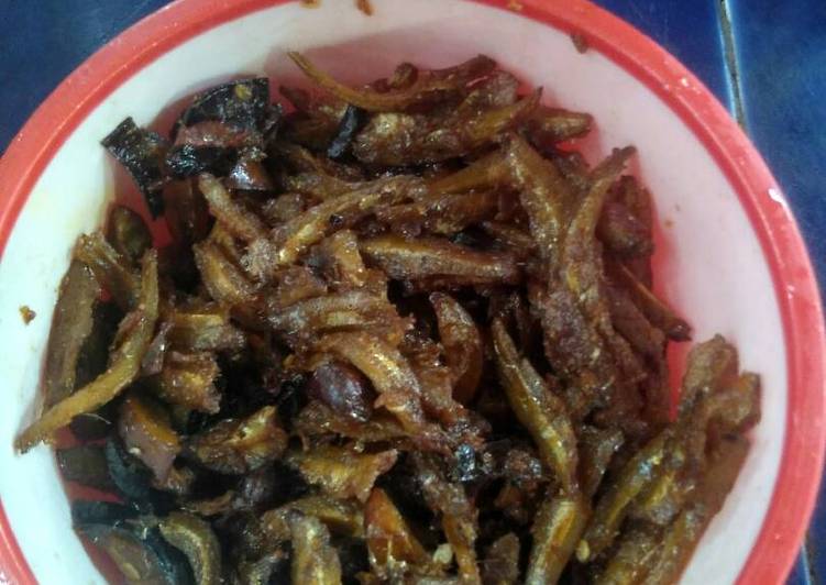 Resep Teri sambel goreng kering+jengkol Kiriman dari Astuti Spt