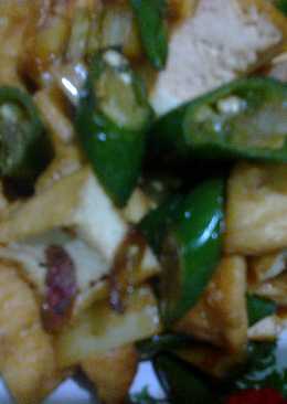 Tahu kecap cabe ijo