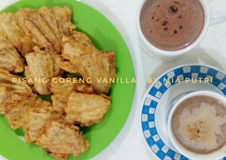 Resep Pisang Goreng Vanilla ?? Kiriman dari Mia Putri