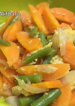 Tumis wortel, buncis dan jagung muda yam2