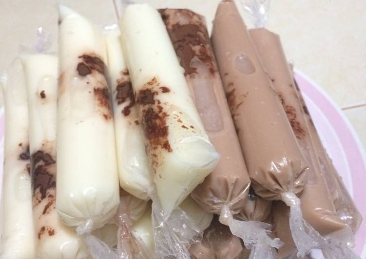 resep Es lilin coki-milo lembut