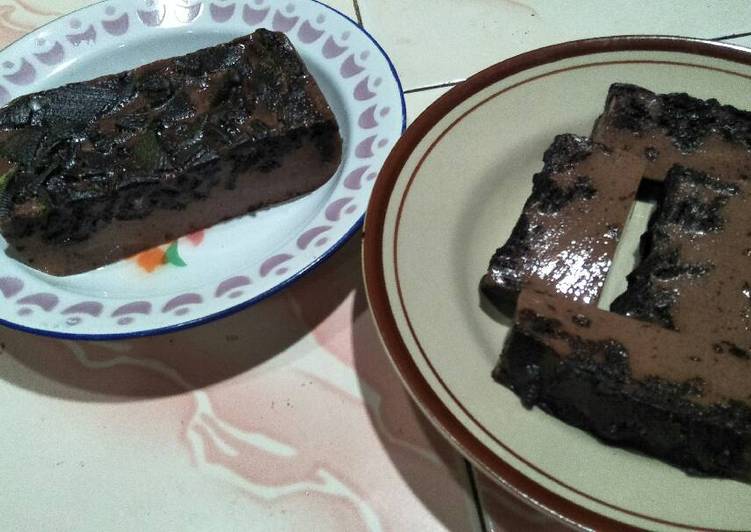 resep masakan Puding?? Oreo Coklat Manis ??