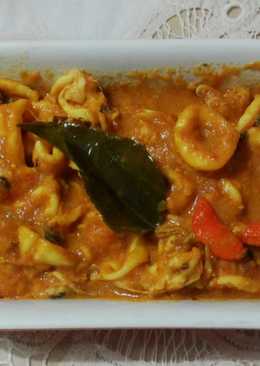 Cumi Bumbu Kuning Pedas 