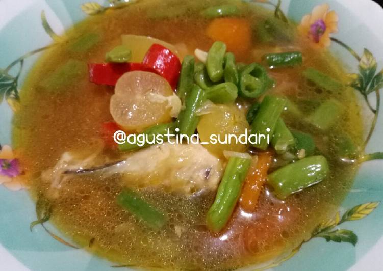 resep 56. Asem Asem Ayam Buncis