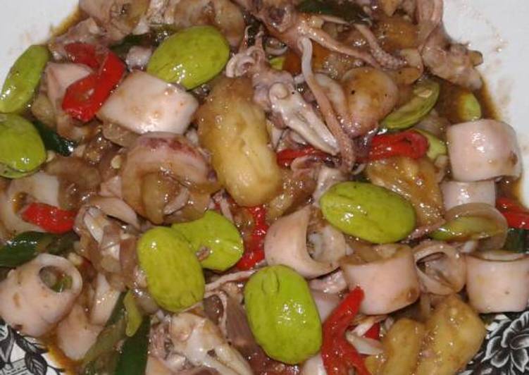 resep lengkap untuk Cumi asam manis