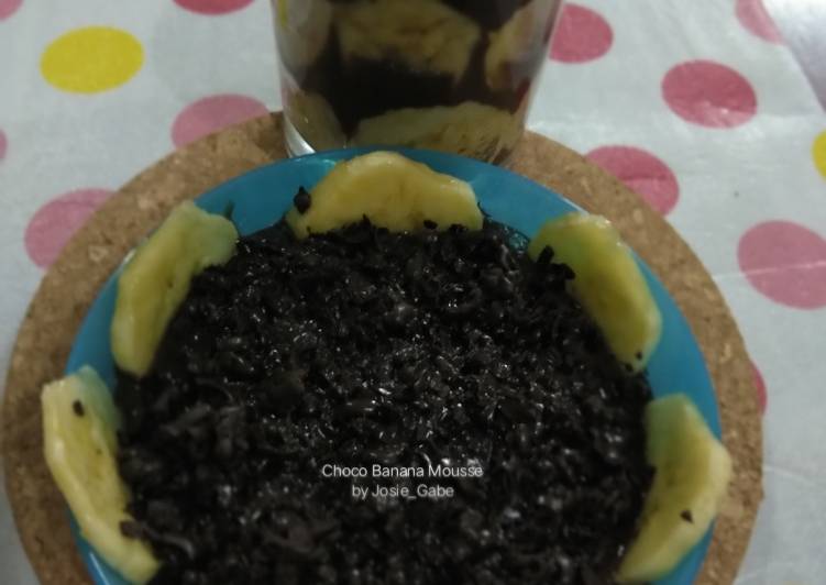 gambar untuk cara membuat Puding Pisang Coklat ????