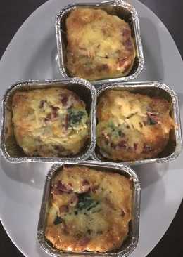 Egg cheese quiche ala keto