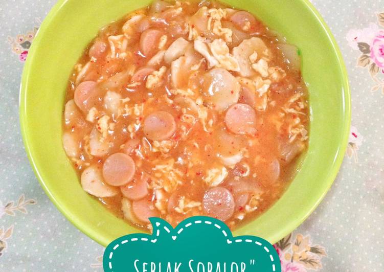 resep Seblak Sobalor (Sosis,Bakso,Telor)