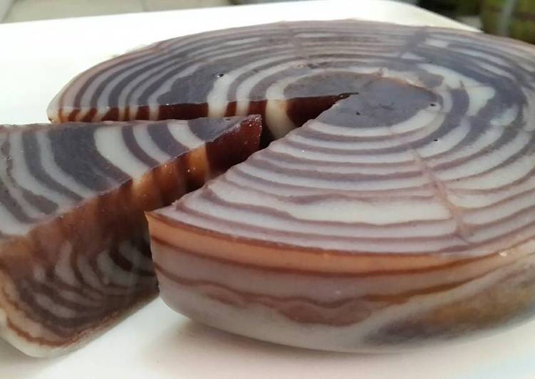 gambar untuk resep makanan Puding Cake Zebra Ekonomis