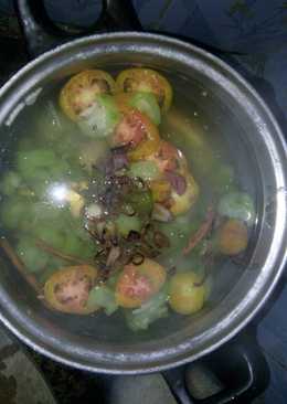 Sayur Gambas bumbu Kunci