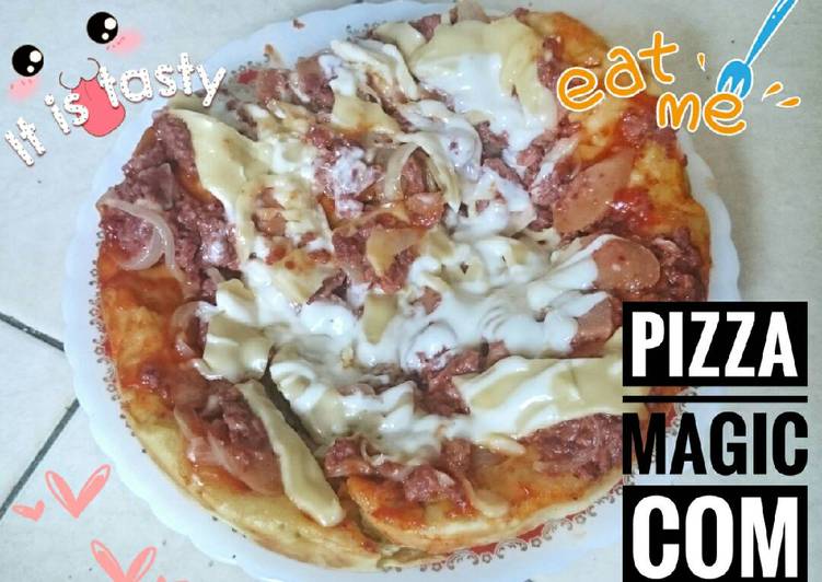 resep Pizza Magic Com Simple