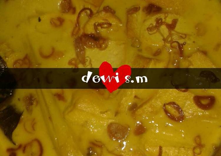 Resep Opor Ayam Tahu Gurih By Dewie S.M