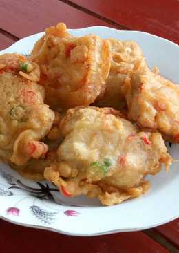 Oncom pedas goreng tepung