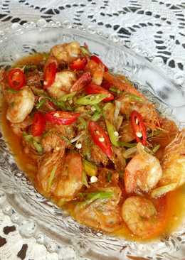 Udang goreng bawang