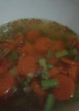 Sop sayuran pedas #cocok utk food combiner..