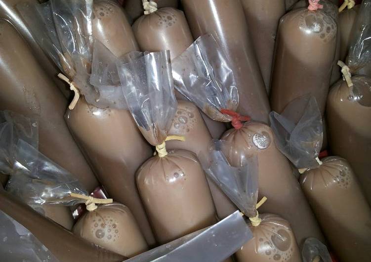 resep Es susu coklat mama