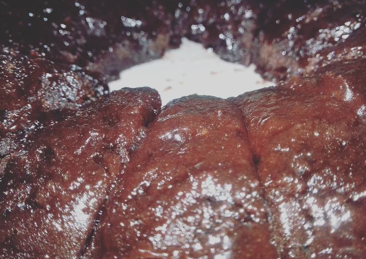 gambar untuk resep makanan Brownies kukus coklat lumer no Mixer no Bp