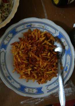 Kentang kering balado