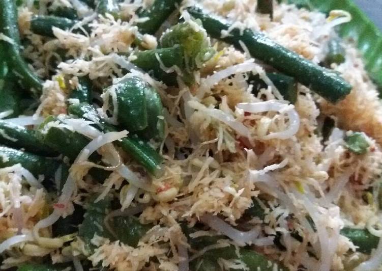 resep makanan Sambal kelapa (urap) pedas manis gurih