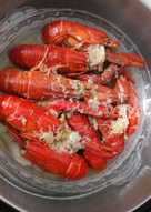 Lobster kukus bumbu jahe