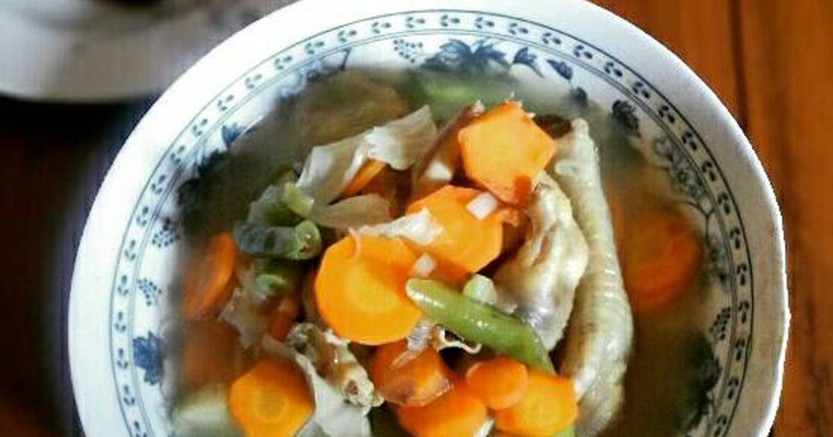 Resep Sup Ceker Ayam ala Chalista