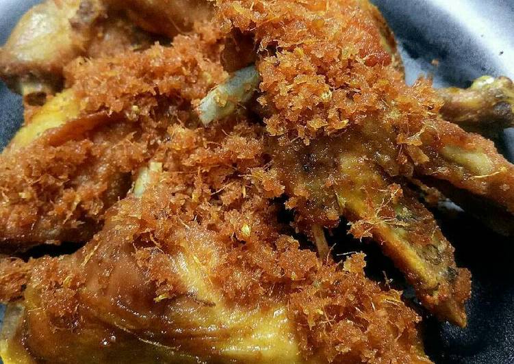 bahan dan cara membuat Ayam goreng rempah/lengkuas