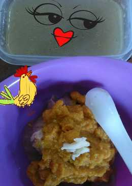 Bubur labu kuah kaldu mpasi