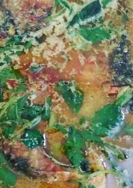 Pecak kuah ikan bandeng