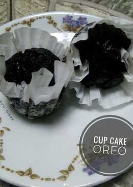 Cup Cake Oreo kukus (3 Bahan saja)