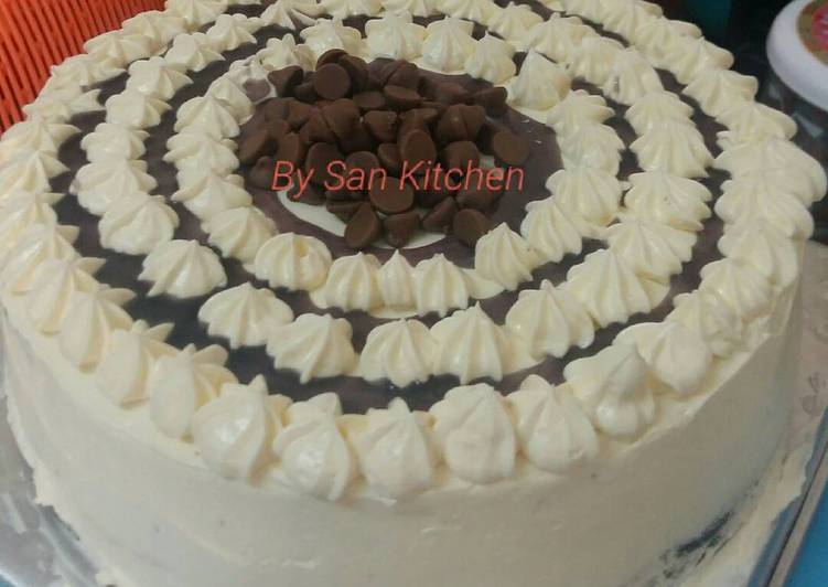 bahan dan cara membuat Swiss Meringue Buttercream