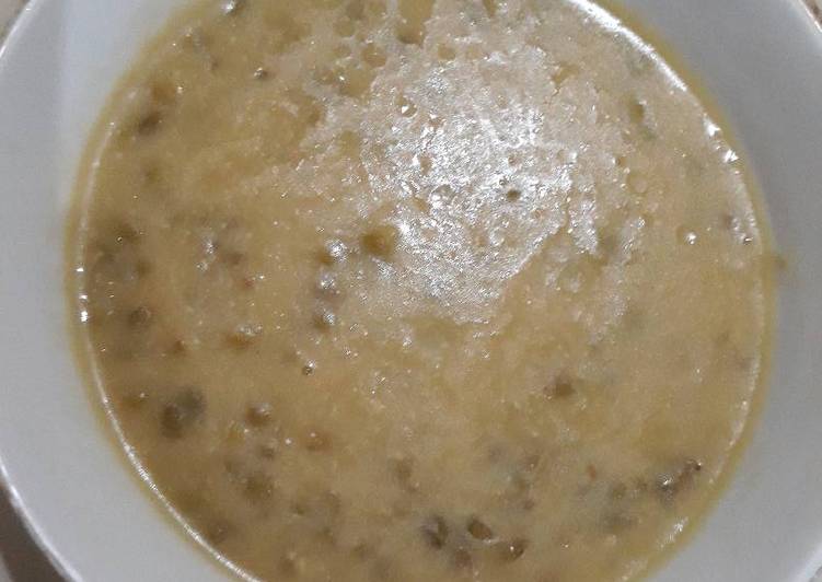 cara membuat Bubur kacang hijau sederhana