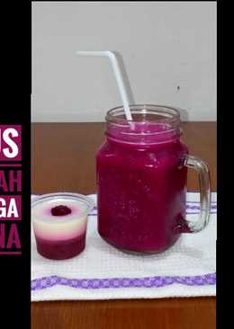 Jus buah naga sederhana ðŸ¹