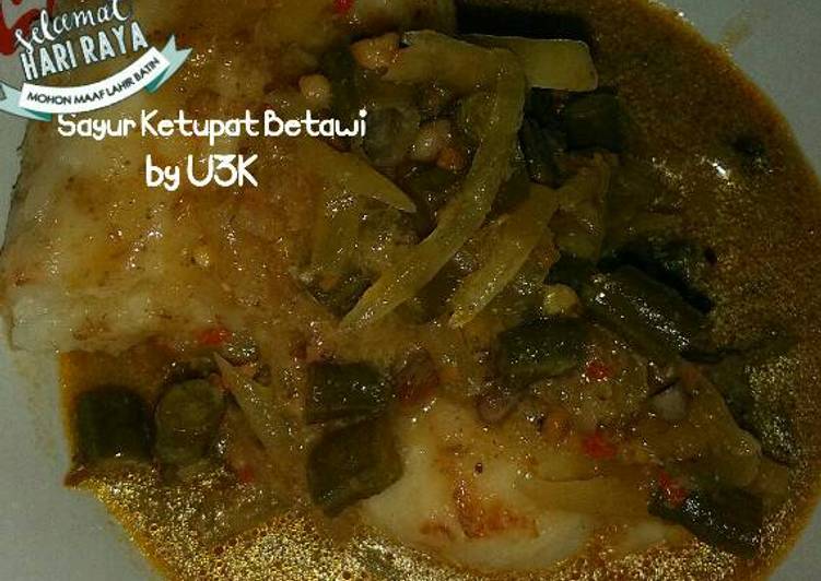 resep makanan Sayur Ketupat Betawi