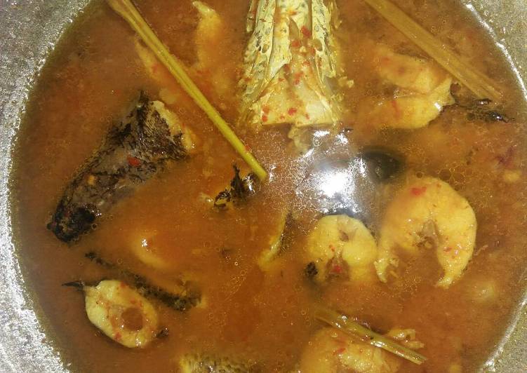 resep masakan Tempoyak gabus pedas